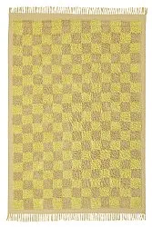 Hoogpolig vloerkleed - Elsey Natural Cotton Shaggy (geel/beige)