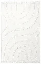 Hoogpolig vloerkleed - Emilia Natural Cotton Shaggy (offwhite)