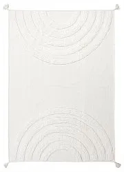 Hoogpolig vloerkleed - Everly Natural Cotton Shaggy (offwhite)