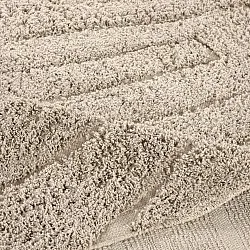 Hoogpolig vloerkleed - Farley Natural Cotton Shaggy (beige)