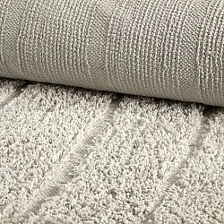 Hoogpolig vloerkleed - Farley Natural Cotton Shaggy (gebroken wit)