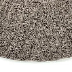 Ronde vloerkleden - Farley Natural Cotton Shaggy (taupe)