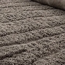 Hoogpolig vloerkleed - Farley Natural Cotton Shaggy (taupe)