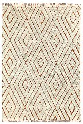 Hoogpolig vloerkleed - Holwell Natural Cotton Shaggy (gebroken wit/bruin)
