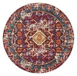 Rond vloerkleed - Idri (bordeaux/multi)