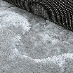 Hoogpolig vloerkleed - Kavala (lichtgrijs)
