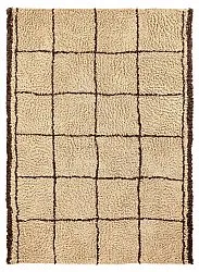 Hoogpolig vloerkleed - Lana Natural Cotton Shaggy (beige/bruin)
