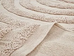 Hoogpolig vloerkleed - Margo Natural Cotton Shaggy (beige)