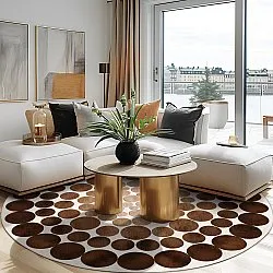 Rond vloerkleed - Marineo (bruin)