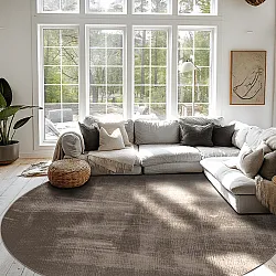 Rond vloerkleed - Olmedo (grijs/beige)