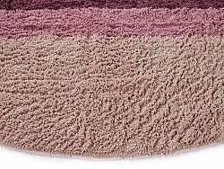Ronde vloerkleden - Pione Natural Cotton Shaggy (roze)