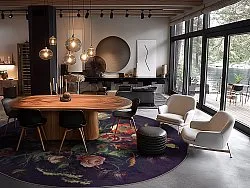 Rond vloerkleed - Rich Flowers (multi)