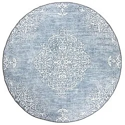 Rond vloerkleed - Santi (blauw)