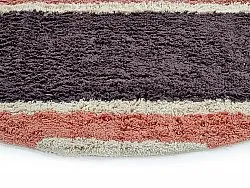 Ronde vloerkleden - Vinci Natural Cotton Shaggy (roze)