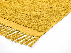 Hoogpolig vloerkleed - Willow Natural Cotton Shaggy (geel)