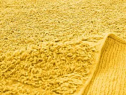 Hoogpolig vloerkleed - Willow Natural Cotton Shaggy (geel)