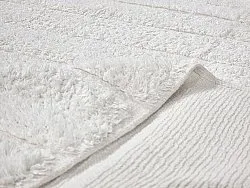 Hoogpolig vloerkleed - Willow Natural Cotton Shaggy (offwhite)