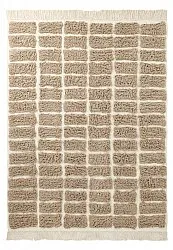 Hoogpolig vloerkleed - Zola Natural Cotton Shaggy (beige)