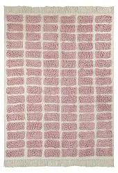 Hoogpolig vloerkleed - Zola Natural Cotton Shaggy (roze)