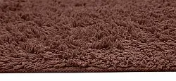 Hoogpolig vloerkleed - Alba Natural Cotton Shaggy (bruin)