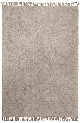 Hoogpolig vloerkleed - Alba Natural Cotton Shaggy (taupe)