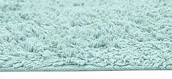 Hoogpolig vloerkleed - Alba Natural Cotton Shaggy (turkoois)