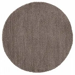 Ronde vloerkleden - Avafors Wool Bubble (bruin)