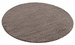 Ronde vloerkleden - Avafors Wool Bubble (bruin)