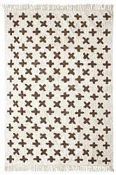 Hoogpolig vloerkleed - Chesley Natural Cotton Shaggy (beige)