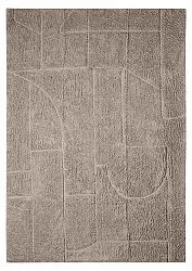Hoogpolig vloerkleed - Cremona Natural Cotton Shaggy (taupe)