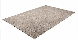 Hoogpolig vloerkleed - Cremona Natural Cotton Shaggy (taupe)