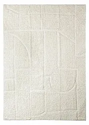 Hoogpolig vloerkleed - Cremona Natural Cotton Shaggy (offwhite)