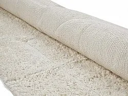 Hoogpolig vloerkleed - Cremona Natural Cotton Shaggy (offwhite)