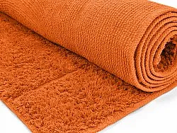Hoogpolig vloerkleed - Cremona Natural Cotton Shaggy (oranje)