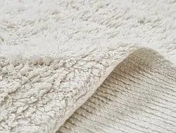 Hoogpolig vloerkleed - Sion Natural Cotton Shaggy (offwhite)