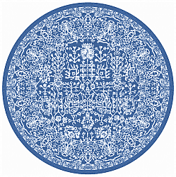 Rond vloerkleed - Menfi (blauw)