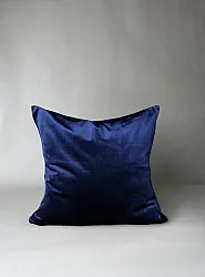 Kussensloop - Fluwelen kussens Marlyn (donkerblauw)