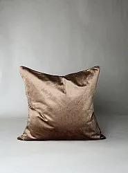 Kussensloop - Fluwelen kussens Marlyn (donker beige)