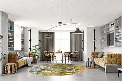 Rond vloerkleed - Catania (multi)