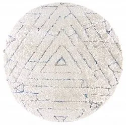 Ronde vloerkleden - Valencia (blauw/multi)