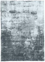 Viscose-vloerkleed - Jodhpur Special Luxury Edition (blauw/grijs)