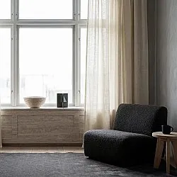Gordijnen 2-pack - Linnen gordijn Noemi (room)
