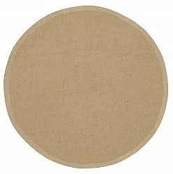 Ronde vloerkleden (sisal) - Agave (beige/ivoor)