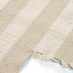 Onregelmatig wollen tapijt - Kystaro (crème/beige)