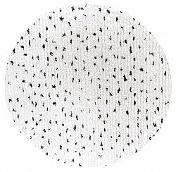 Ronde vloerkleden - Capri (zwart/beige)
