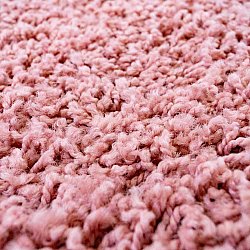 Hoogpolig vloerkleed - Pastel (roze)