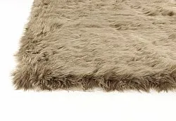 Hoogpolig vloerkleed - Pomaire (bruin)