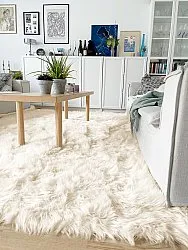 Hoogpolig vloerkleed - Pomaire (offwhite)