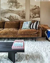 Hoogpolig vloerkleed - Pomaire (wit)