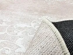 Rond vloerkleed - Santi (beige/wit)
